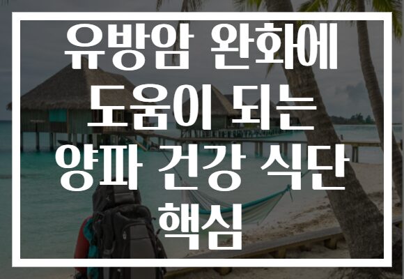 유방암 완화에 도움이 되는 양파 건강 식단 핵심