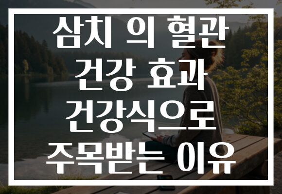 삼치 의 혈관 건강 효과 건강식으로 주목받는 이유