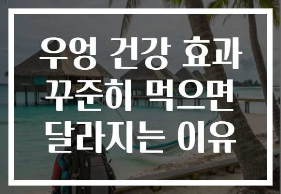 우엉 건강 효과 꾸준히 먹으면 달라지는 이유