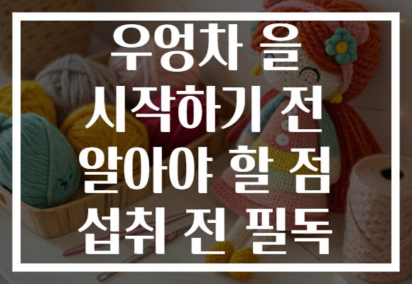 우엉차 을 시작하기 전 알아야 할 점 섭취 전 필독