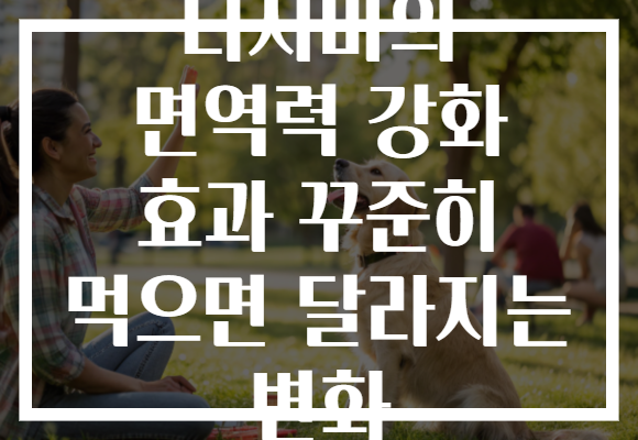 다시마의 면역력 강화 효과 꾸준히 먹으면 달라지는 변화