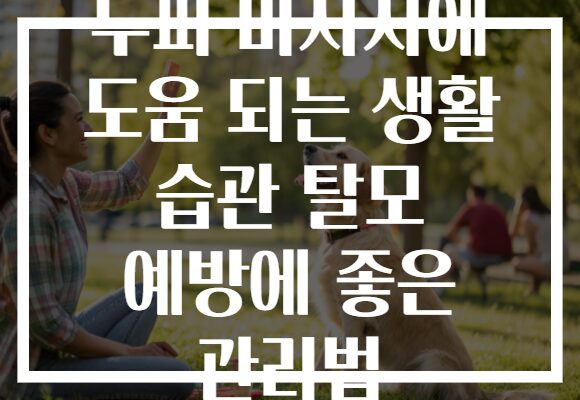 두피 마사지에 도움 되는 생활 습관 탈모 예방에 좋은 관리법