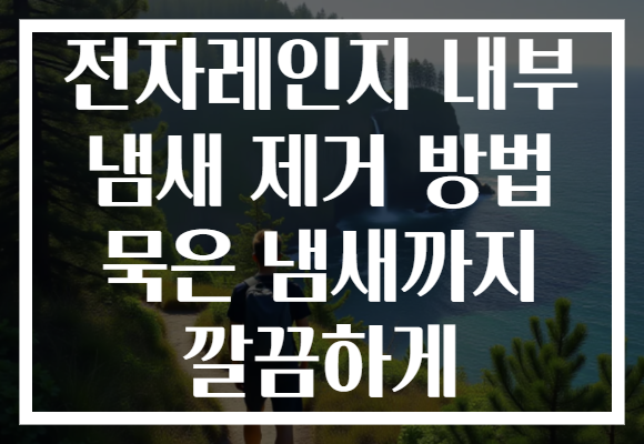 전자레인지 내부 냄새 제거 방법 묵은 냄새까지 깔끔하게