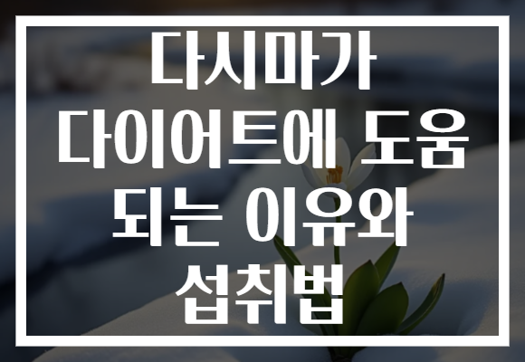 다시마가 다이어트에 도움 되는 이유와 섭취법