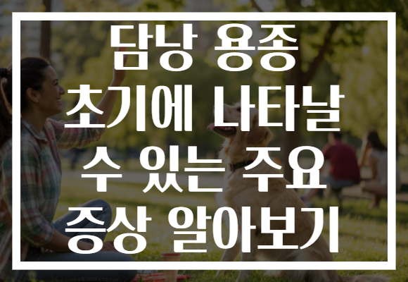 담낭 용종 초기에 나타날 수 있는 주요 증상 알아보기