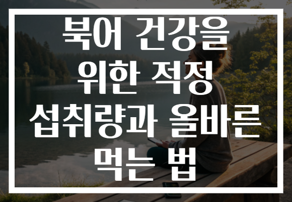 북어 건강을 위한 적정 섭취량과 올바른 먹는 법