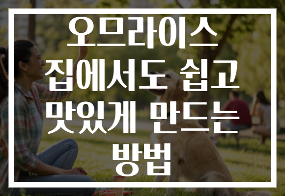 오므라이스 집에서도 쉽고 맛있게 만드는 방법