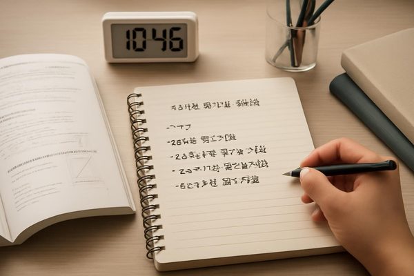 기록 형식은 단순할수록 오래 갑니다 관련 AI 생성 예시 이미지