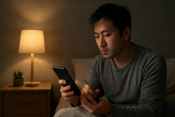 취침 전 스마트폰 기록 방법은 왜 필요한가요? 관련 AI 생성 예시 이미지