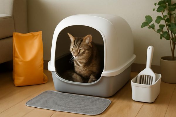 고양이 화장실 준비사항 핵심 정리, 가장 먼저 무엇을 봐야 하나요 관련 AI 생성 예시 이미지