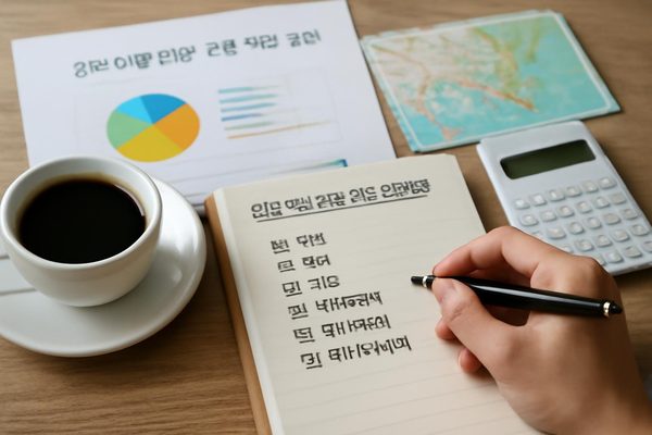 강릉 여행 예산 구성 핵심 정리: 먼저 큰 항목부터 나누세요 관련 AI 생성 예시 이미지