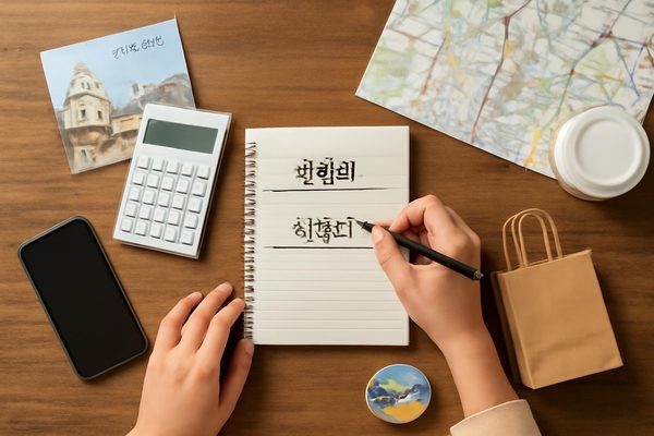 체험비와 쇼핑비는 선택 항목으로 따로 묶어 두세요 관련 AI 생성 예시 이미지