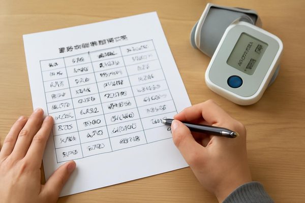 혈압 기록 확인 항목은 무엇부터 봐야 할까요 관련 AI 생성 예시 이미지