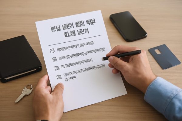 분실 대비 문제 점검 핵심 정리부터 무엇을 봐야 하나요? 관련 AI 생성 예시 이미지