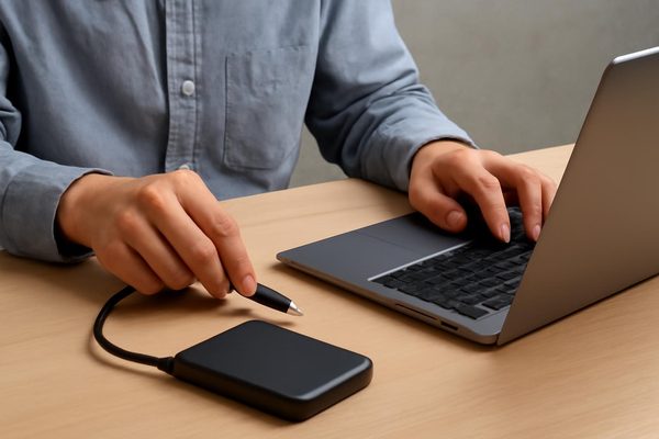 외장 SSD 연결 설정 핵심 정리부터 알아두면 좋은 기본 개념 관련 AI 생성 예시 이미지