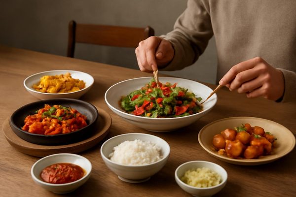 외식 메뉴 구성 방법 알아둘 점은 무엇인가요? 관련 AI 생성 예시 이미지