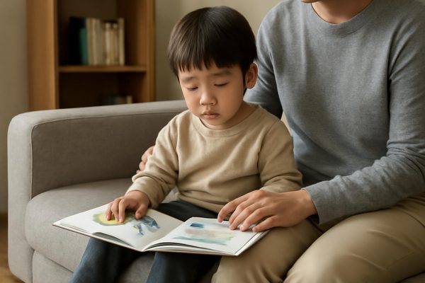 아이 책 읽기 생활 습관, 시작 전에 먼저 볼 점 관련 AI 생성 예시 이미지