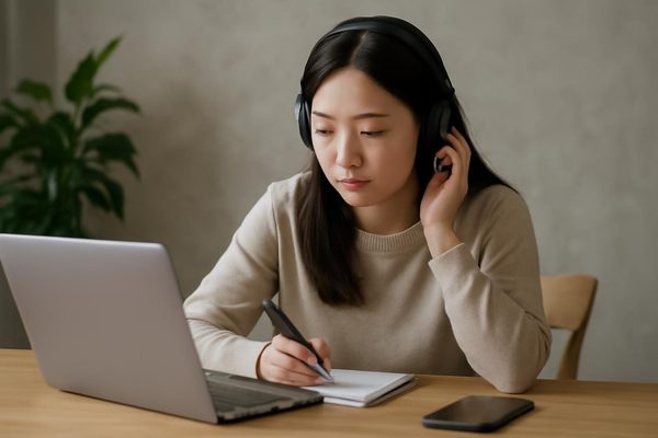 영어 듣기 자료 선택 핵심 정리에서 가장 먼저 볼 기준 관련 AI 생성 예시 이미지