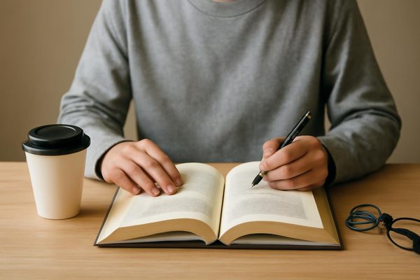 독서 습관 일정 구성 알아둘 점은 무엇인가요? 관련 AI 생성 예시 이미지