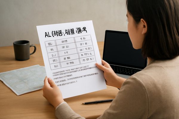 AI 여행 계획 결과 검토할 때 비교 기준은 무엇인가요? 관련 AI 생성 예시 이미지