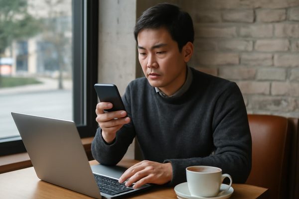 외부에서 데이터를 아끼려면 어떤 습관이 좋을까요? 관련 AI 생성 예시 이미지