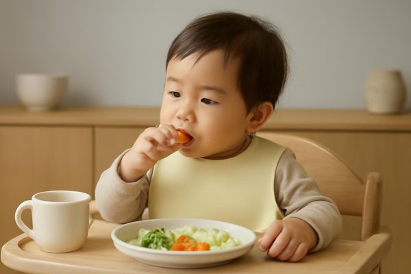 유아 식사 연령별 고려사항 알아둘 점과 기준 관련 AI 생성 예시 이미지