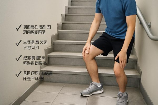 계단 운동 안전 수칙 핵심 정리: 먼저 확인할 기본 조건 관련 AI 생성 예시 이미지