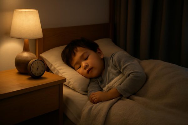 아이 수면 환경 생활 습관 핵심 정리: 먼저 집에서 살펴볼 기준 관련 AI 생성 예시 이미지