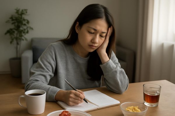 수면을 방해하는 생활 습관은 따로 점검해 보세요 관련 AI 생성 예시 이미지