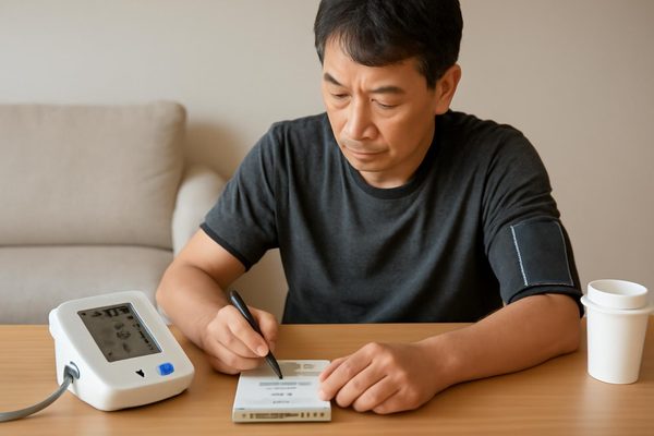 혈압 기록 생활 습관 실용 가이드의 핵심은 무엇인가요 관련 AI 생성 예시 이미지