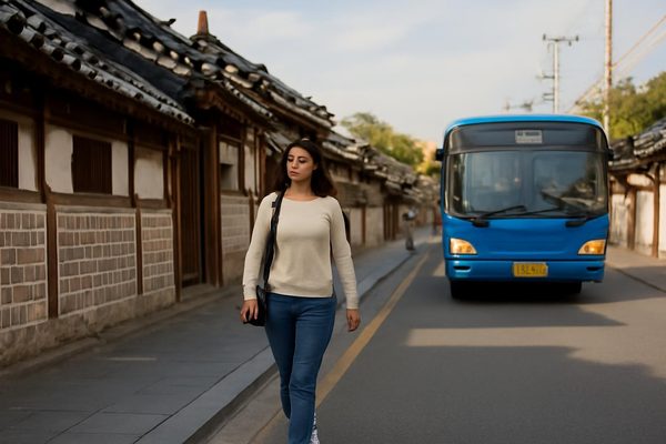 전주 시내에서는 어떤 이동수단이 편할까요? 관련 AI 생성 예시 이미지