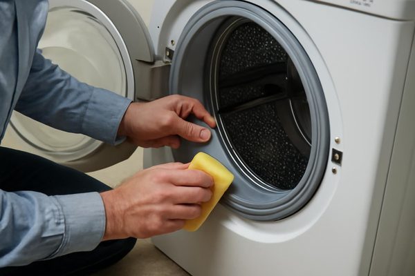 세탁기 소재별 주의사항 핵심 정리, 먼저 확인할 부분 관련 AI 생성 예시 이미지