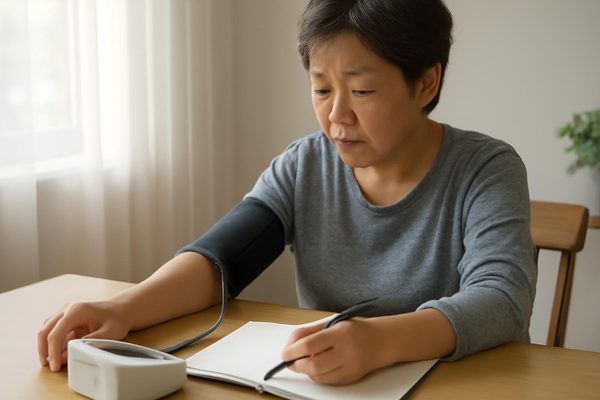 혈압 기록 자주 묻는 질문 핵심 정리에서 먼저 봐야 할 기준은 무엇인가요? 관련 AI 생성 예시 이미지