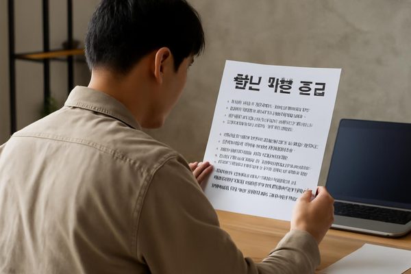 비슷해 보여도 공고마다 다른 부분을 구분해야 합니다 관련 AI 생성 예시 이미지
