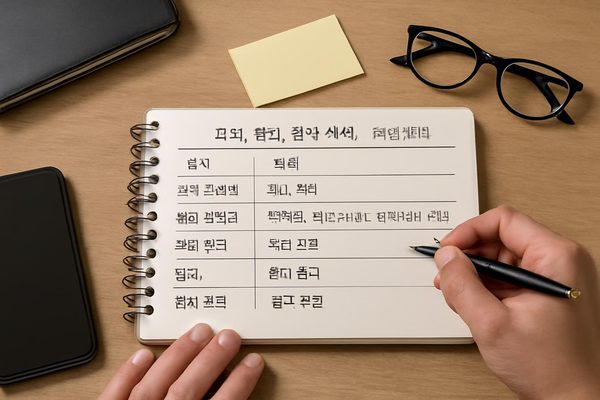 구직 일정 작성 예시는 어떤 형식으로 시작하면 좋을까요? 관련 AI 생성 예시 이미지