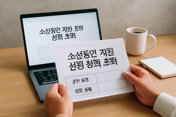 소상공인 지원 신청 상태 조회는 무엇을 먼저 보면 되나요 관련 AI 생성 예시 이미지