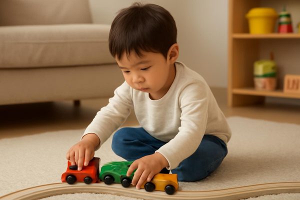 장난감 연령별 고려사항 알아둘 점부터 살펴보는 기준 관련 AI 생성 예시 이미지