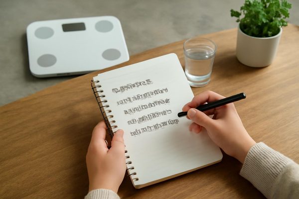 체중 기록 관리 계획 알아둘 점부터 정리하면 관련 AI 생성 예시 이미지