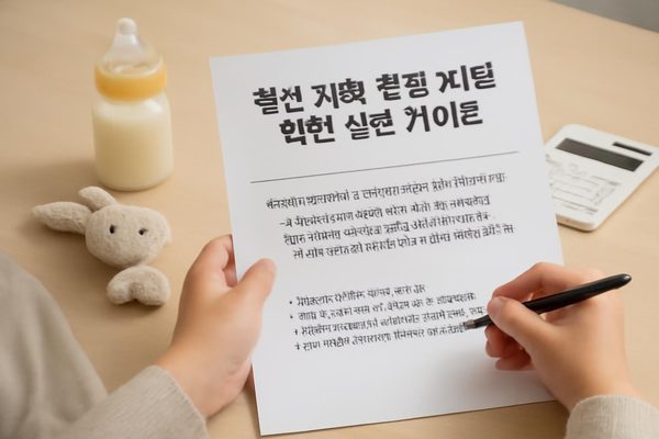 출산 지원 중복 지원 확인 실용 가이드에서 먼저 볼 기준은 무엇인가요? 관련 AI 생성 예시 이미지