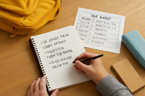 학교 준비물 진도 기록 핵심 정리부터 어떻게 시작할까 관련 AI 생성 예시 이미지