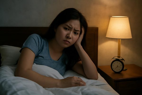 취침 시간이 늦어질 때 자주 생기는 착각 관련 AI 생성 예시 이미지