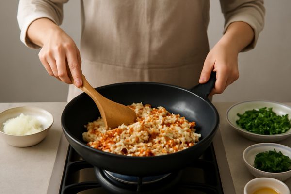 재료별로 넣는 순서를 달리해야 하는 이유 관련 AI 생성 예시 이미지