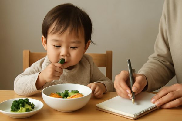 유아 식사 관찰 기록은 왜 필요할까요 관련 AI 생성 예시 이미지