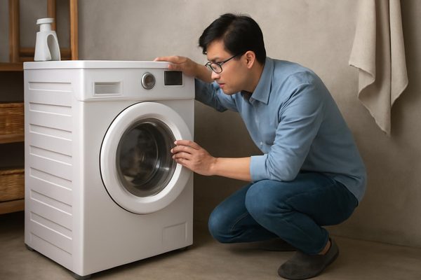 세탁기 소음 점검 알아둘 점, 먼저 확인할 기준 관련 AI 생성 예시 이미지