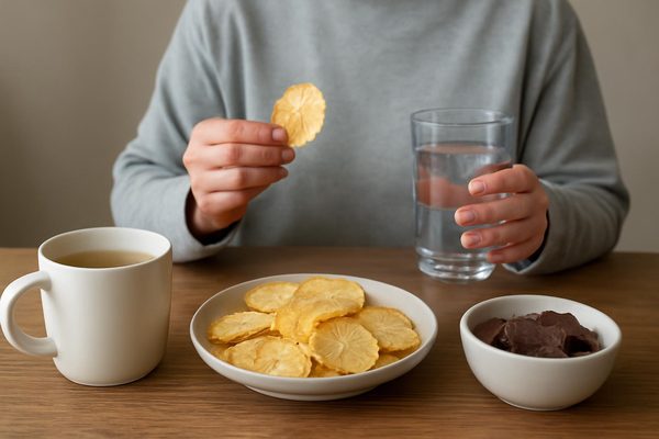 야식이 당길 때 무엇을 선택하면 좋을까요? 관련 AI 생성 예시 이미지