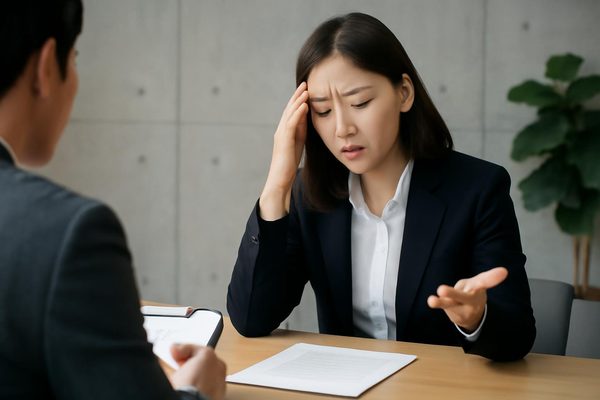 답변이 꼬였을 때는 어떻게 대처해야 하나요 관련 AI 생성 예시 이미지
