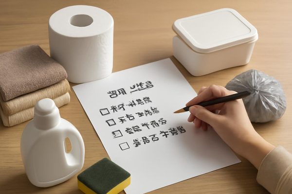 생활용품 구매 예산 계획 알아둘 점, 먼저 무엇을 구분해야 할까 관련 AI 생성 예시 이미지
