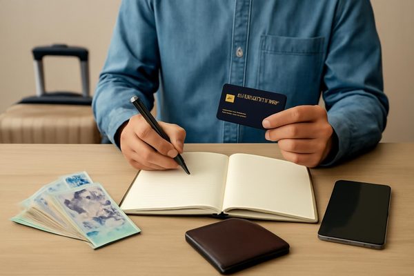 환전과 결제 수단은 어떻게 준비하면 좋을까 관련 AI 생성 예시 이미지