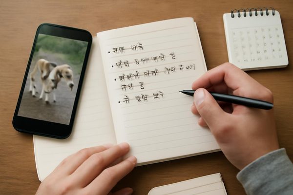 어떤 방식으로 기록하면 실용적일까요? 관련 AI 생성 예시 이미지