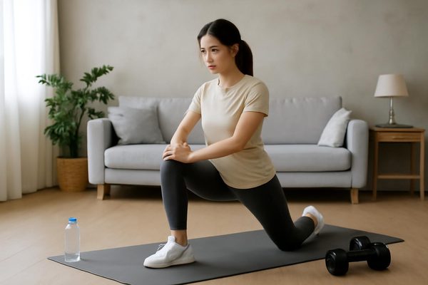 홈트레이닝 안전 수칙 실용 가이드에서 가장 먼저 확인할 점 관련 AI 생성 예시 이미지